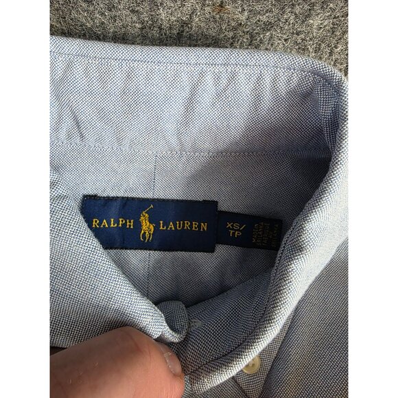 Ralph Lauren Mens XS Short-Sleeve Button-Up Shirts Yellow & Blue Lot Of 2 Cotton - Picture 2 of 7